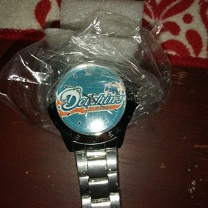 Miami dolphin tote and watch